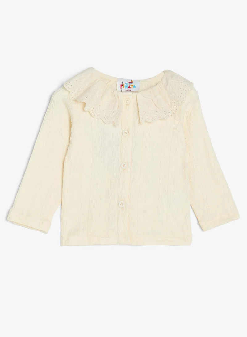 بنياتا قميص بأكمام طويلة